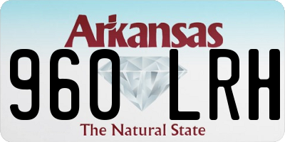 AR license plate 960LRH