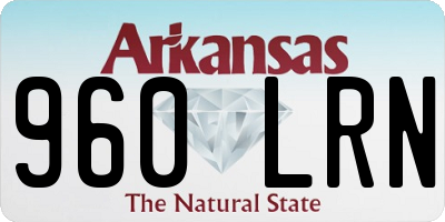 AR license plate 960LRN