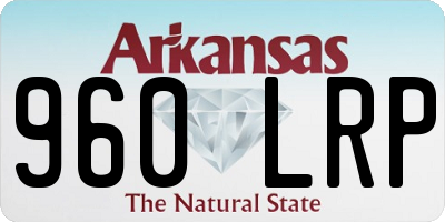 AR license plate 960LRP
