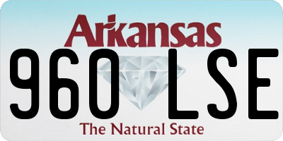 AR license plate 960LSE