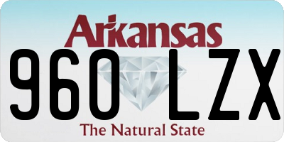 AR license plate 960LZX