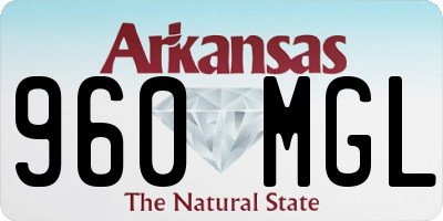 AR license plate 960MGL