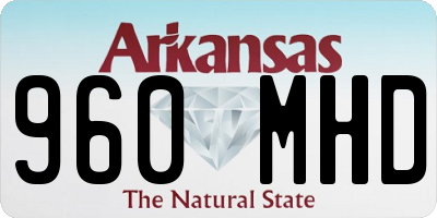 AR license plate 960MHD