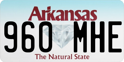 AR license plate 960MHE
