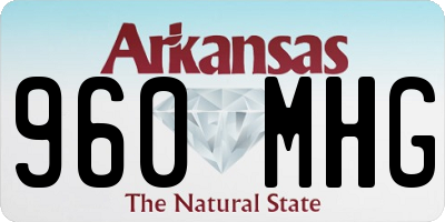 AR license plate 960MHG