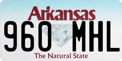 AR license plate 960MHL