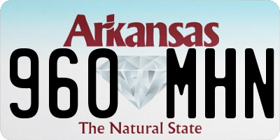 AR license plate 960MHN