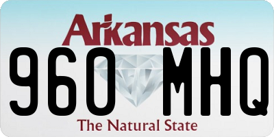 AR license plate 960MHQ