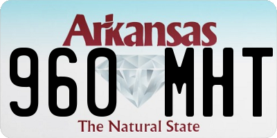 AR license plate 960MHT