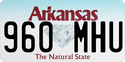 AR license plate 960MHU