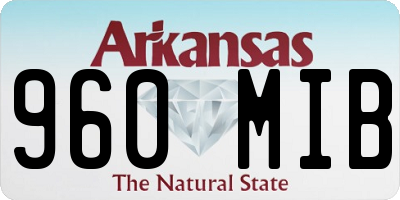 AR license plate 960MIB
