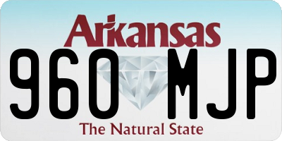 AR license plate 960MJP