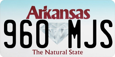 AR license plate 960MJS