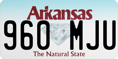AR license plate 960MJU