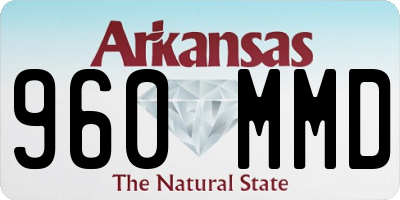 AR license plate 960MMD