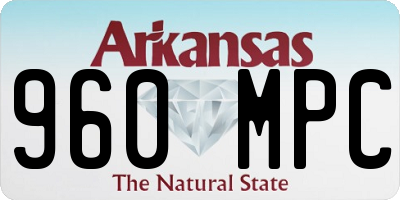 AR license plate 960MPC