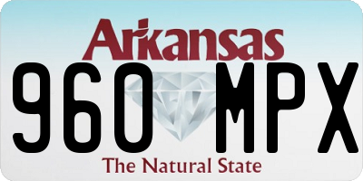 AR license plate 960MPX