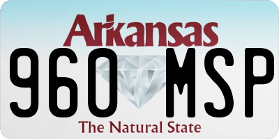 AR license plate 960MSP