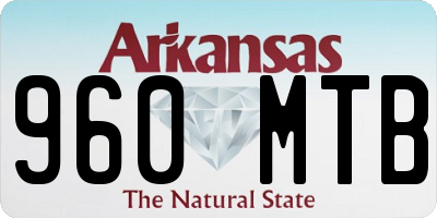 AR license plate 960MTB