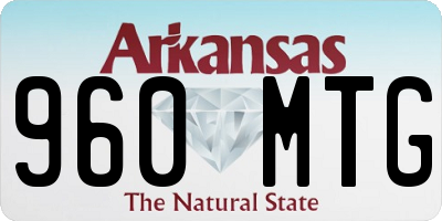 AR license plate 960MTG