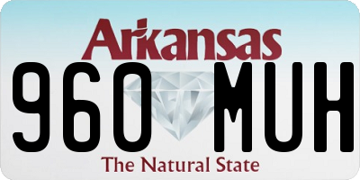 AR license plate 960MUH