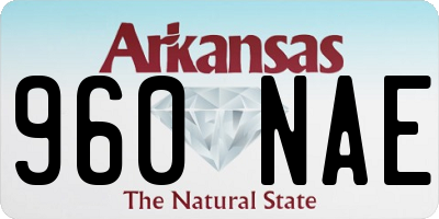 AR license plate 960NAE