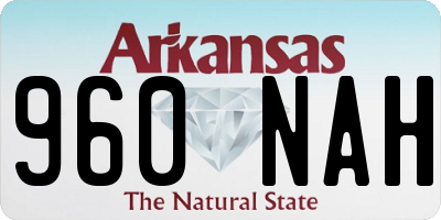 AR license plate 960NAH