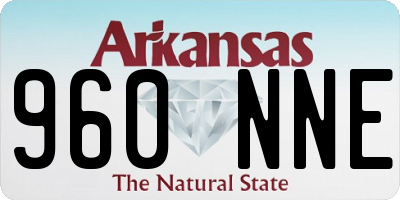 AR license plate 960NNE