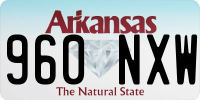 AR license plate 960NXW