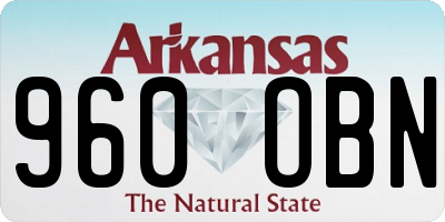 AR license plate 960OBN