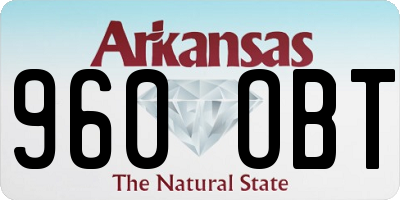 AR license plate 960OBT