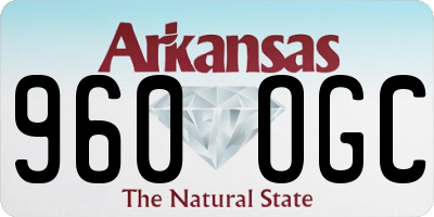 AR license plate 960OGC