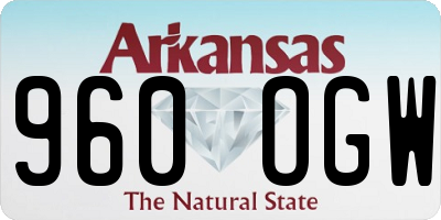 AR license plate 960OGW