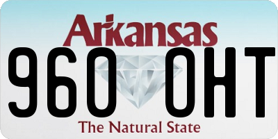 AR license plate 960OHT
