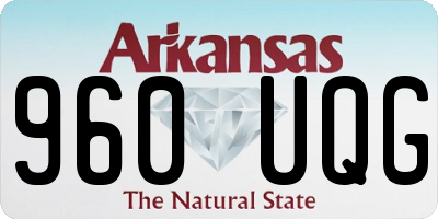 AR license plate 960UQG
