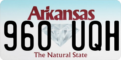 AR license plate 960UQH