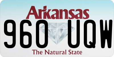 AR license plate 960UQW