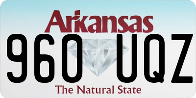 AR license plate 960UQZ