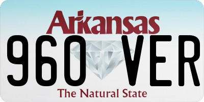 AR license plate 960VER