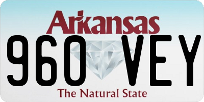 AR license plate 960VEY