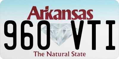 AR license plate 960VTI