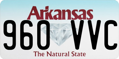 AR license plate 960VVC
