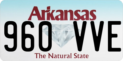 AR license plate 960VVE