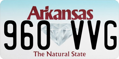 AR license plate 960VVG