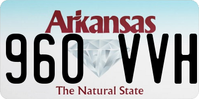 AR license plate 960VVH