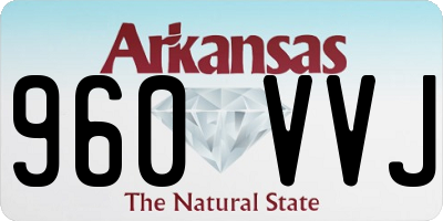 AR license plate 960VVJ