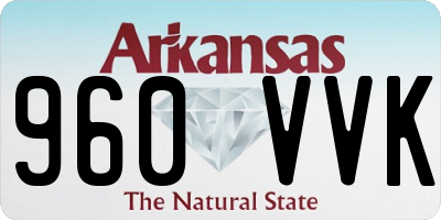 AR license plate 960VVK