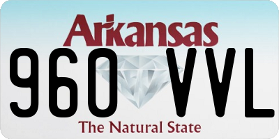 AR license plate 960VVL