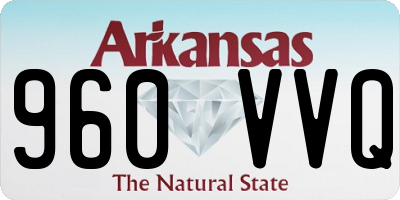 AR license plate 960VVQ