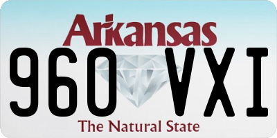 AR license plate 960VXI